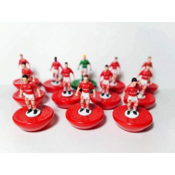 Subbuteo Andrew Table Soccer Manchester United 1991-92 on Hasbro classic bases